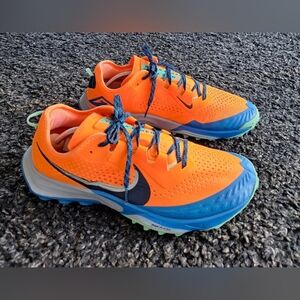 Nike Air Zoom Terra Kiger 7 Men Sz 11 Orange/Blue Trail Hiking Shoe CW6062-800